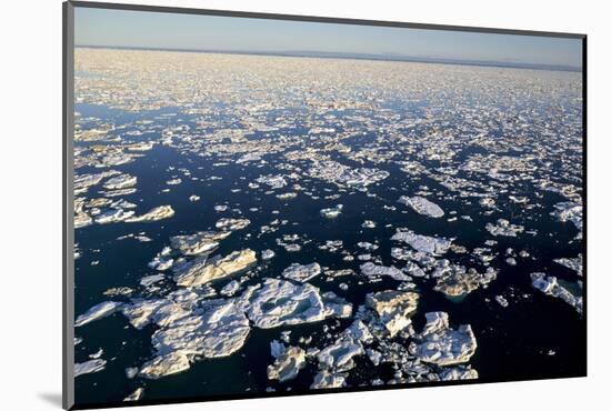 Sea Ice, Hudson Bay, Nunavut, Canada-Paul Souders-Mounted Photographic Print