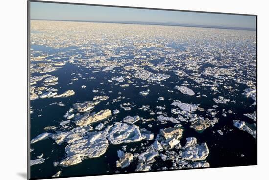 Sea Ice, Hudson Bay, Nunavut, Canada-Paul Souders-Mounted Photographic Print