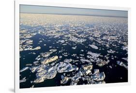 Sea Ice, Hudson Bay, Nunavut, Canada-Paul Souders-Framed Photographic Print