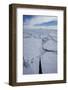 Sea ice, near Mount Terror and Mount Erebus Ross Sea, Antarctica-Michel Roggo-Framed Photographic Print