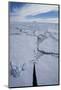 Sea ice, near Mount Terror and Mount Erebus Ross Sea, Antarctica-Michel Roggo-Mounted Photographic Print