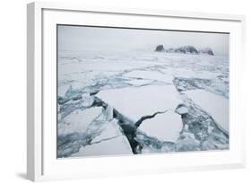 Sea Ice Surrounding Islands-DLILLC-Framed Photographic Print