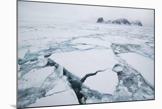 Sea Ice Surrounding Islands-DLILLC-Mounted Photographic Print