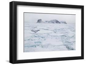 Sea Ice Surrounding Islands-DLILLC-Framed Photographic Print