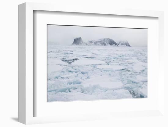 Sea Ice Surrounding Islands-DLILLC-Framed Photographic Print