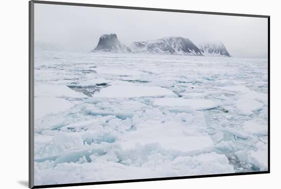 Sea Ice Surrounding Islands-DLILLC-Mounted Photographic Print