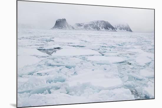 Sea Ice Surrounding Islands-DLILLC-Mounted Photographic Print