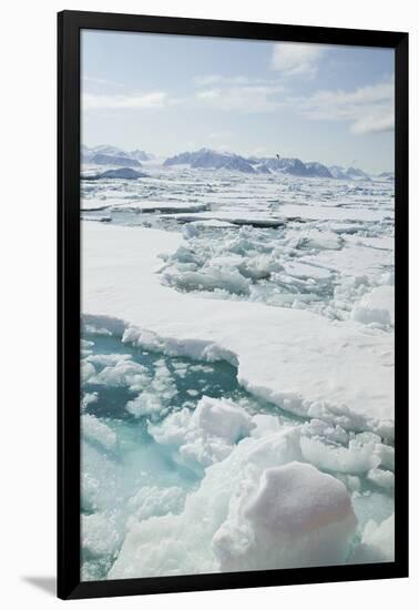 Sea Ice Surrounding Islands-DLILLC-Framed Photographic Print