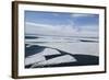 Sea Ice with Mount Erebus in Distance-DLILLC-Framed Photographic Print