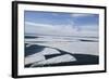 Sea Ice with Mount Erebus in Distance-DLILLC-Framed Photographic Print