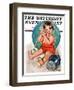 "Sea in the Shell," Saturday Evening Post Cover, August 6, 1927-Ellen Pyle-Framed Giclee Print