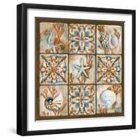 Sea Isle Collage I-Paul Brent-Framed Art Print