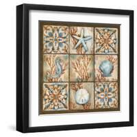 Sea Isle Collage II-Paul Brent-Framed Art Print