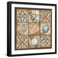 Sea Isle Collage II-Paul Brent-Framed Art Print