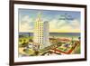 Sea Isle Hotel, Miami Beach, Florida-null-Framed Art Print