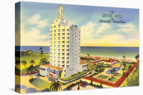 Sea Isle Hotel, Miami Beach, Florida-null-Stretched Canvas