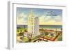 Sea Isle Hotel, Miami Beach, Florida-null-Framed Art Print