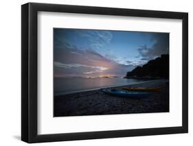 Sea kayak tour on the island Skopelos, Greece-Rasmus Kaessmann-Framed Premium Photographic Print