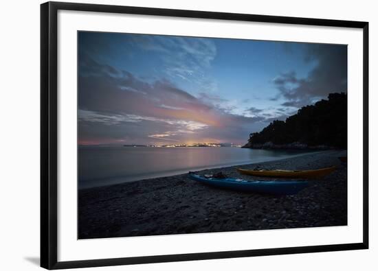 Sea kayak tour on the island Skopelos, Greece-Rasmus Kaessmann-Framed Photographic Print