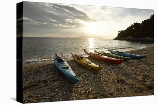 Sea kayak tour on the island Skopelos, Greece-Rasmus Kaessmann-Stretched Canvas