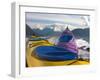 Sea Kayak Trip From Valdez Harbor to Columbia Glacier, Alaska, USA-Julie Eggers-Framed Photographic Print