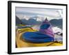 Sea Kayak Trip From Valdez Harbor to Columbia Glacier, Alaska, USA-Julie Eggers-Framed Photographic Print