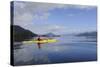 Sea Kayaker in Canal Jacaf, Chonos Archipelago, Aysen, Chile-Fredrik Norrsell-Stretched Canvas
