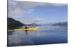 Sea Kayaker in Canal Jacaf, Chonos Archipelago, Aysen, Chile-Fredrik Norrsell-Stretched Canvas