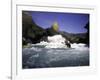 Sea Kayaking by Cliff, USA-Michael Brown-Framed Photographic Print