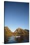 Sea Kayaking Jackson Lake In Grand Teton National Park, WY-Justin Bailie-Stretched Canvas