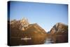 Sea Kayaking Jackson Lake In Grand Teton National Park, WY-Justin Bailie-Stretched Canvas