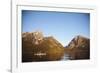 Sea Kayaking Jackson Lake In Grand Teton National Park, WY-Justin Bailie-Framed Photographic Print