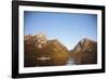 Sea Kayaking Jackson Lake In Grand Teton National Park, WY-Justin Bailie-Framed Photographic Print