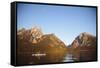 Sea Kayaking Jackson Lake In Grand Teton National Park, WY-Justin Bailie-Framed Stretched Canvas