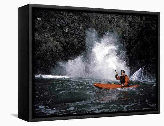 Sea Kayaking, USA-Gordon Brown-Framed Stretched Canvas