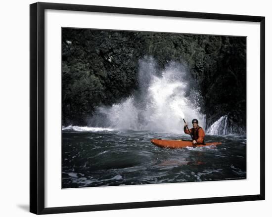 Sea Kayaking, USA-Gordon Brown-Framed Photographic Print