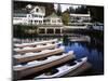 Sea Kayaks at Roche Harbor, San Juan Island, Washington, USA-Charles Gurche-Mounted Photographic Print