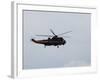 Sea King Helicopter of the Belgian Army in Flight-Stocktrek Images-Framed Photographic Print