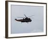 Sea King Helicopter of the Belgian Army in Flight-Stocktrek Images-Framed Photographic Print