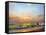 Sea Landscape On A Sunset-balaikin2009-Framed Stretched Canvas