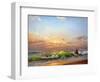 Sea Landscape On A Sunset-balaikin2009-Framed Premium Giclee Print