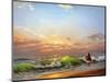 Sea Landscape On A Sunset-balaikin2009-Mounted Premium Giclee Print