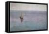 Sea Landscape with Sailing Boats, C. 1904-Wladyslaw Slewinski-Framed Stretched Canvas