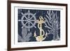 Sea Letters-Kimberly Allen-Framed Art Print