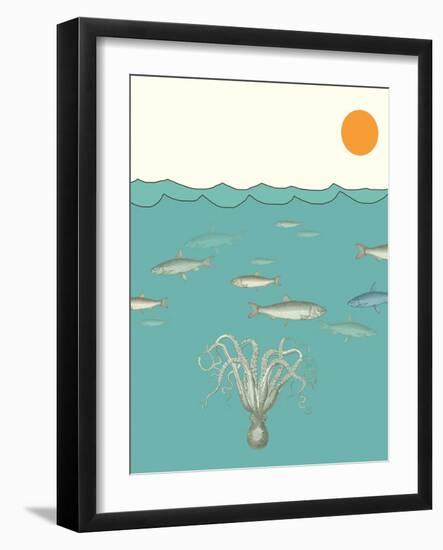 Sea Life 2-Jan Weiss-Framed Art Print