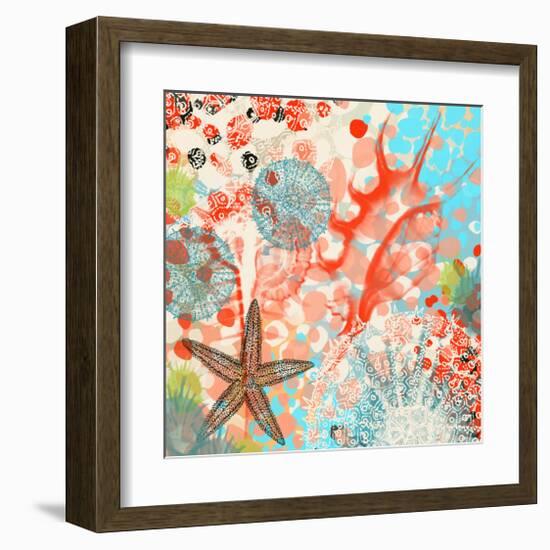 Sea Life Activity-Yashna-Framed Art Print