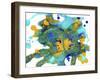 Sea Life Fantasy-Amy Vangsgard-Framed Giclee Print