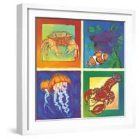 Sea Life Panel I-Scott Westmoreland-Framed Art Print