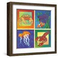 Sea Life Panel I-Scott Westmoreland-Framed Art Print