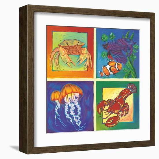 Sea Life Panel I-Scott Westmoreland-Framed Art Print